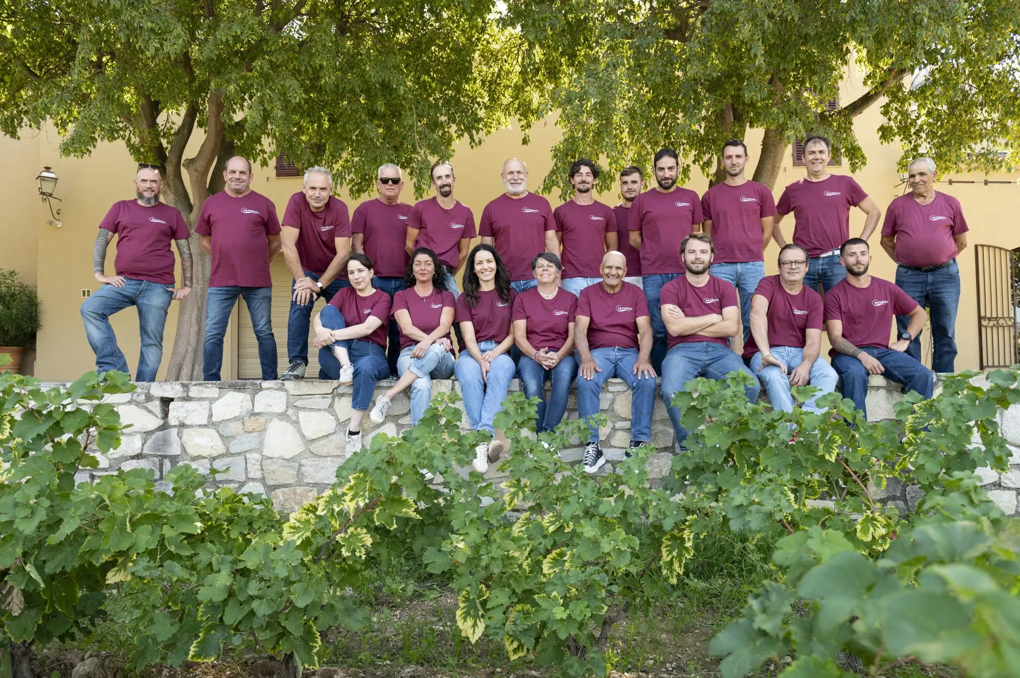 L'équipe au complet